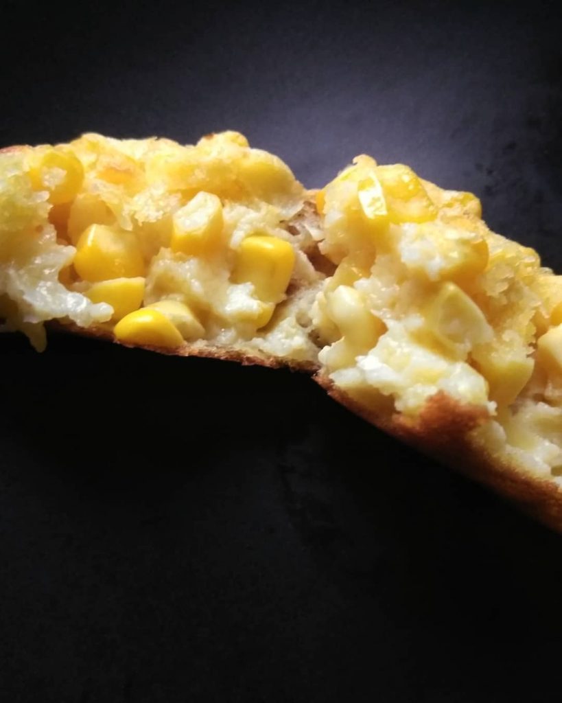 split creamed corn muffin