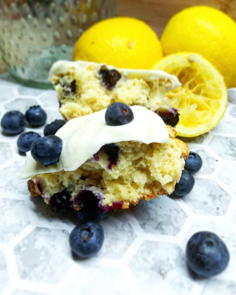 Lemon Blueberry Scones Ladle and Grain