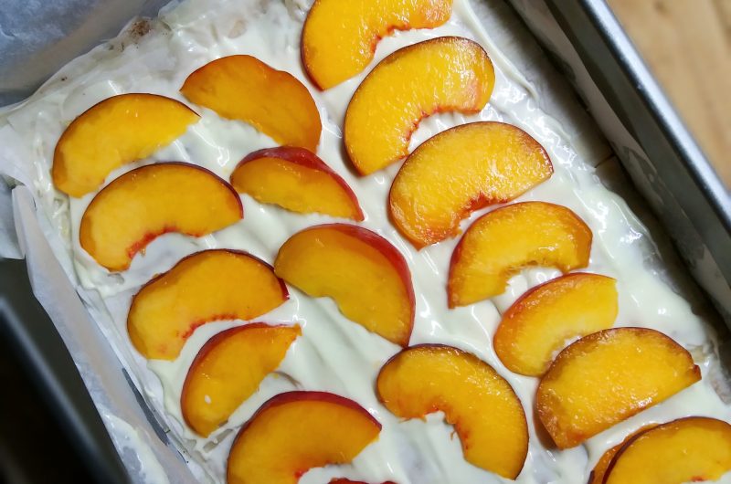 Peaches and Cream Strudel